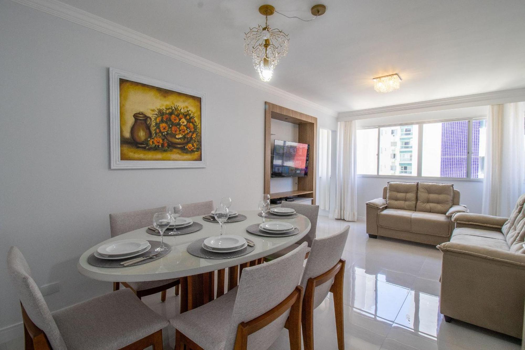 Apartamento Alf132a - Quadra-mar, 3 Dr, Totalmente Climatizado