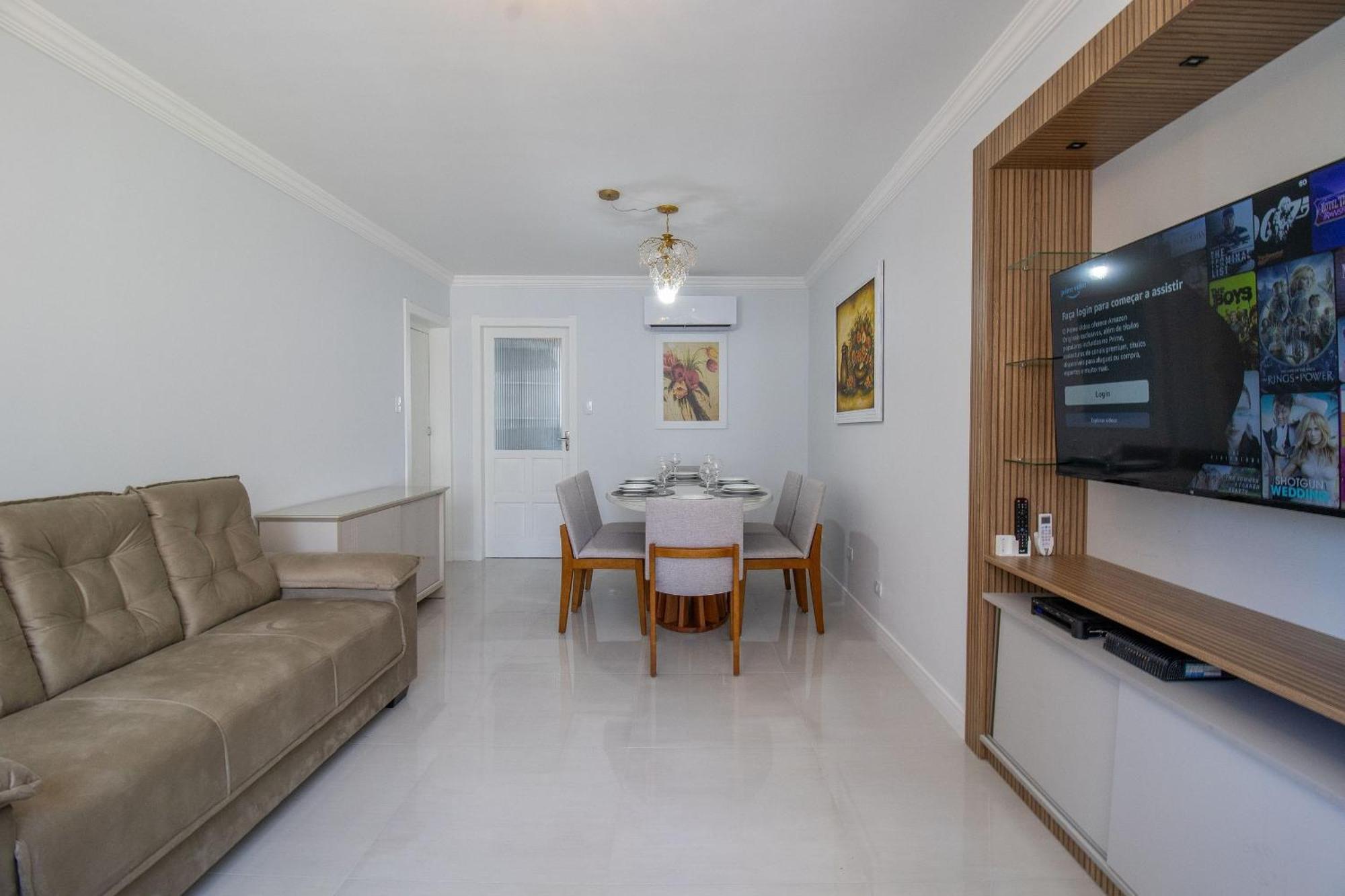 Apartamento Alf132a - Quadra-mar, 3 Dr, Totalmente Climatizado